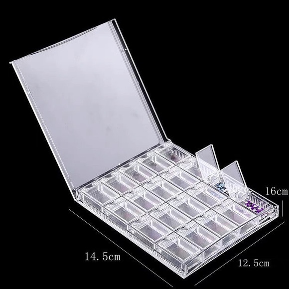 Nail accessories storage box